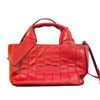 Image 2 : VALENTINO GARAVANI - Nappa Atelier 05 Plisse Edition Small Tote Bag Rosso Valentino (Retail Value $3