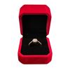 Image 1 : GRA CERTIFIED ROUND BRILLIANT CUT MOISSANITE STONE VVS D COLOR WITH 30 ROUND BRILLIANT CUT CUBIC ZIR