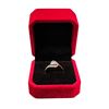 Image 1 : 1.00 CT GRA CERTIFIED ROUND BRILLIANT CUT MOISSANITE STONE VVS BLUE COLOR WITH 11 ROUND BRILLIANT CU