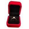 Image 1 : 1.00 CT GRA CERTIFIED ROUND BRILLIANT CUT MOISSANITE STONE VVS D COLOR SET IN 6 CLAW HEAD SET IN 925