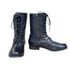 Image 2 : NEW Elizabeth The Rogue  Leather Boots - Black sz 8.5 US (Retail Value $399)