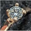 Image 2 : 10K Yellow Gold 1.92G Natural Diamond 0.27Ct Ring (~Size 4.75)(Ring is resizable for $40), Made in C