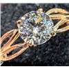 Image 2 : 10K Yellow Gold 1.56G Lab Diamond 0.6Ct Ring (~Size 5)(Ring is resizable for $40), Made in Canada, A