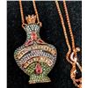 Image 2 : Silver 19.5G Perfume Bottle With Adjustable Chain Necklace (~Size 0) (~length 0inches), Suggested Re