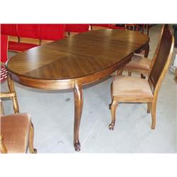 Wooden Dinning Room Set with 6 Chairs