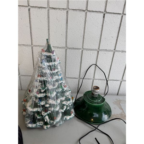 Vintage light up Christmas tree top may have been repaired