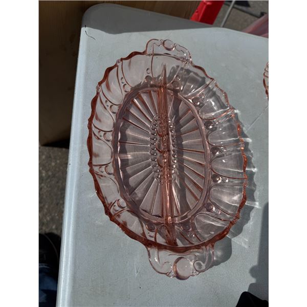 Depression glass dish