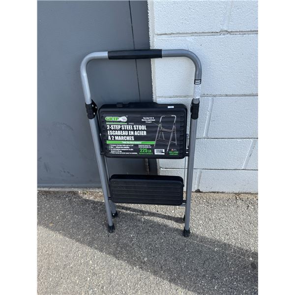 Two step steel Stool
