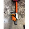 Image 1 : Stihl chainsaw, no chain and has choke issues