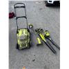 Image 1 : Ryobi tools with batteries and chargers