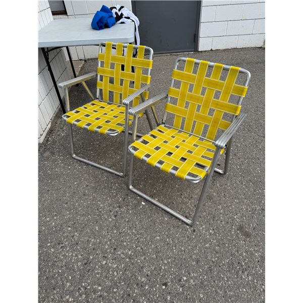 Folding chairs