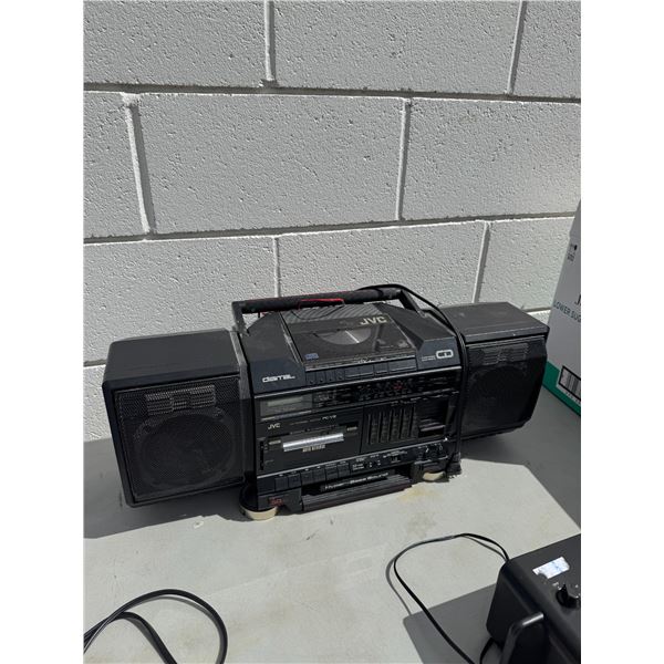 JVC CD player radio cassette play