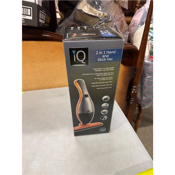 IQ 2in 1 hand and stick vacuum