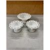 Anchor Hawking, old colony, milk, glass dishes