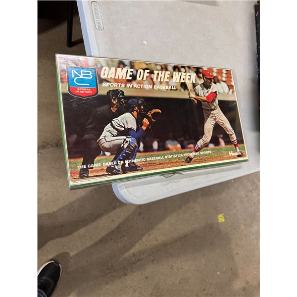 Game of the week, sports and action baseball by Hasbro