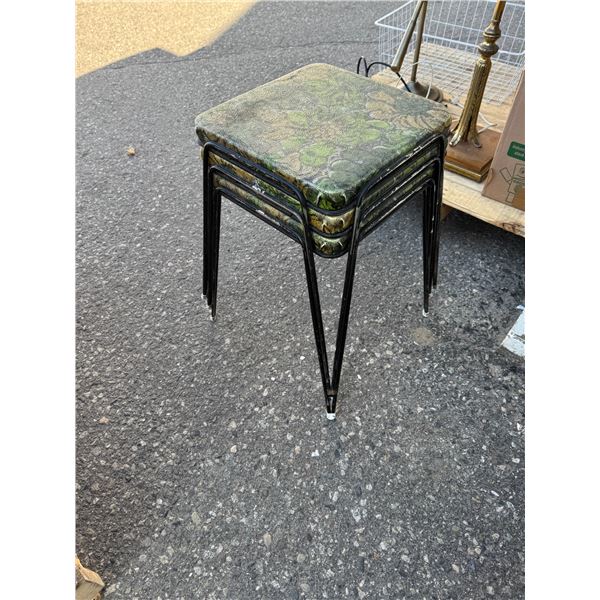 Vintage stacking stools