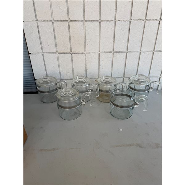 Vintage coffee glass pots