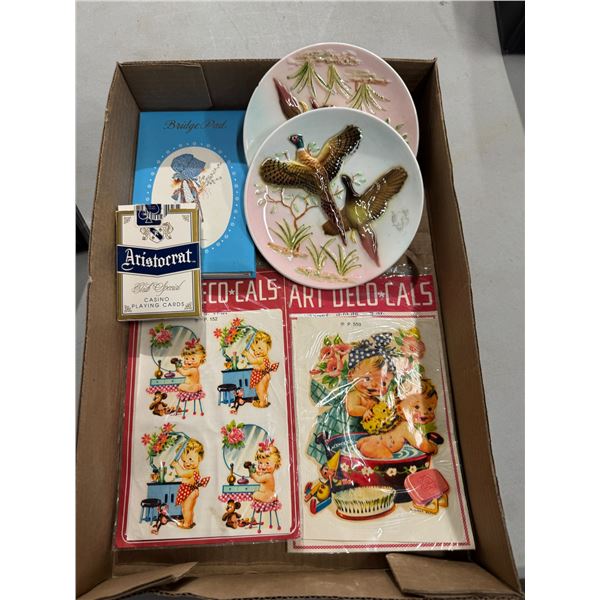 Art deco Cal's and other vintage items