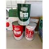 3 Texaco oil cans