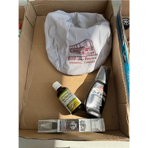 Cap and shoe cleaner and tree tree oil