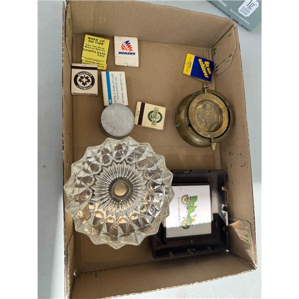 Ashtrays and matches