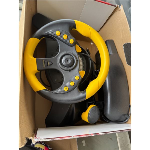 Universal racing item with pedal