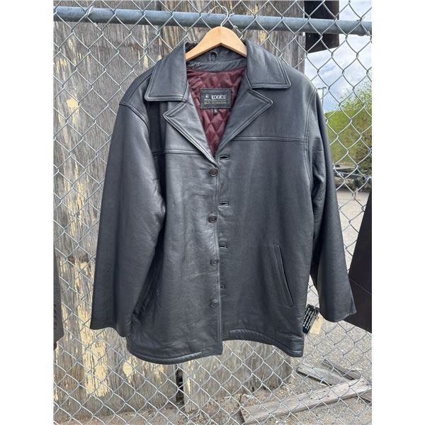 Kookie large leather coat