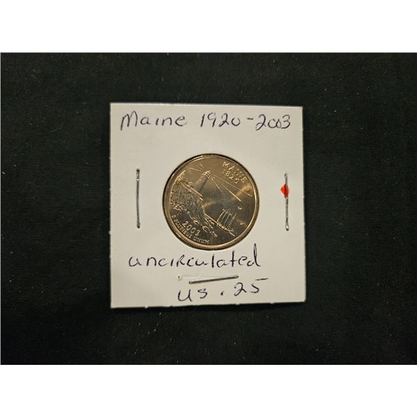 1920-2003 Maine 25cent