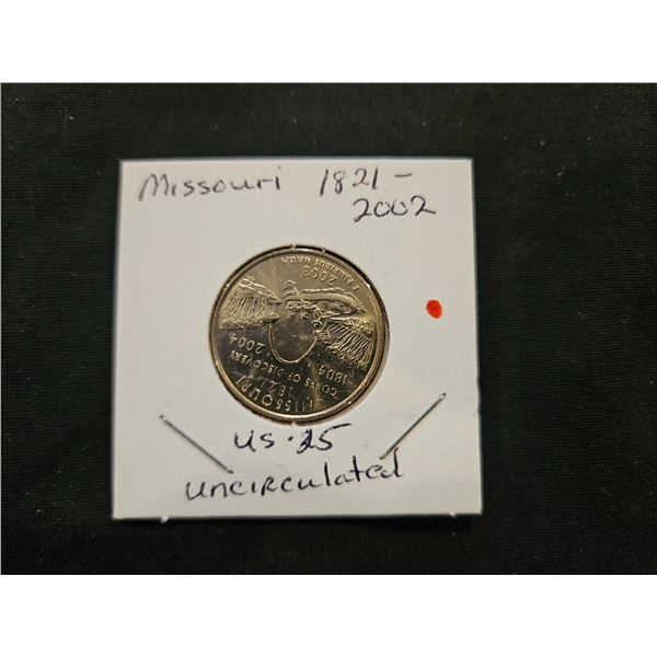 1821-2002 Missouri 25cents