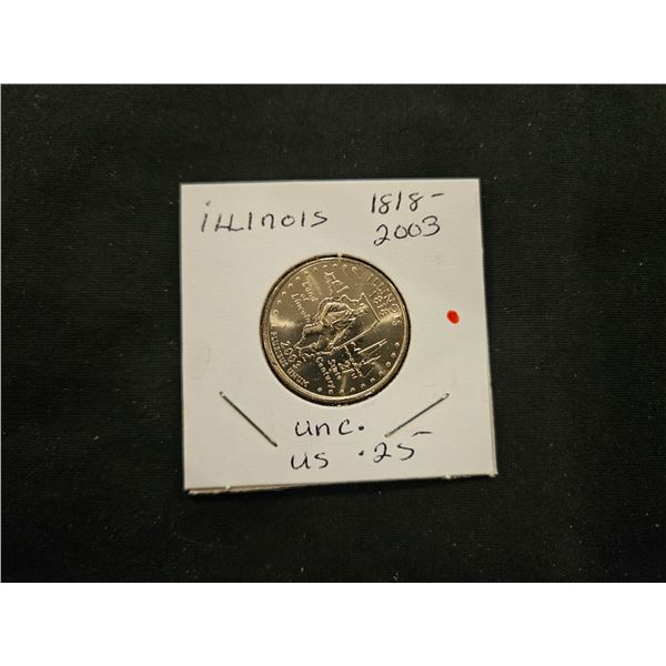 1818-2003 Illinois 25cents