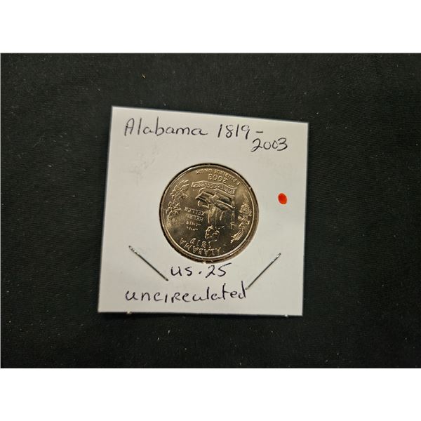 1819-2003 Alabama 25cents