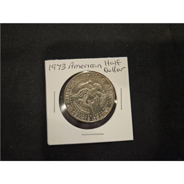 1973 American half dollar