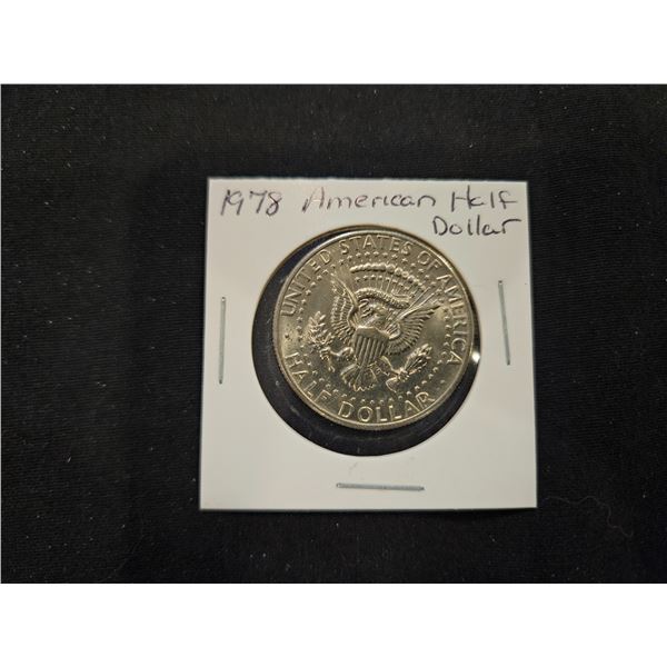 1978 American half dollar