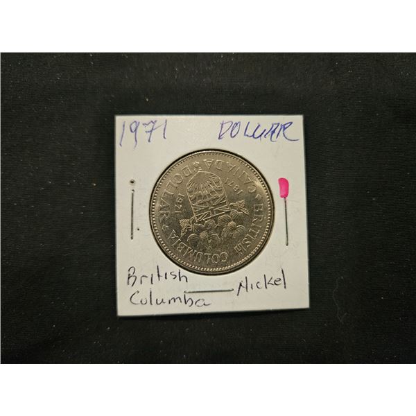 1971 Nickel BC dollar