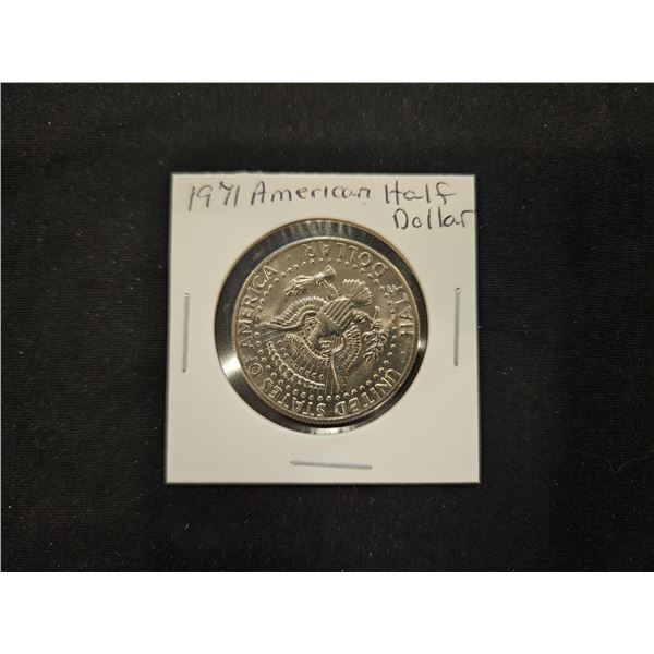 1971 American half dollar