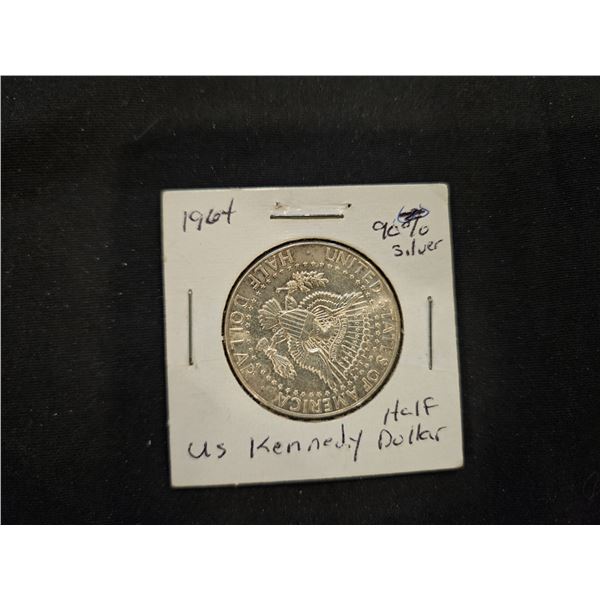 1964 Silver US Kennedy half dollar
