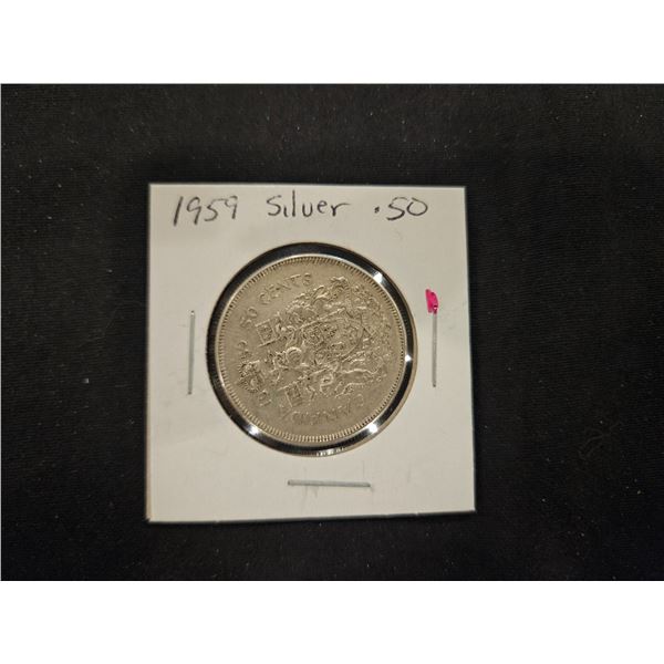 1959 Silver 50cent