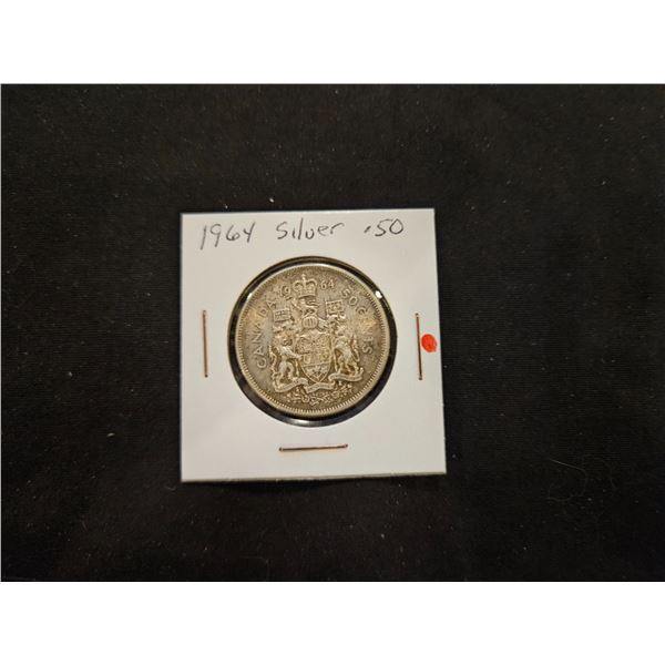 1964 Silver 50cents