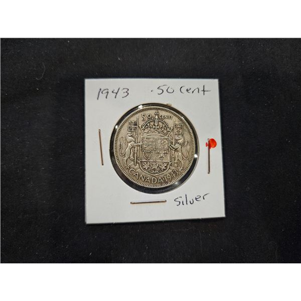 1943 Silver 50cent