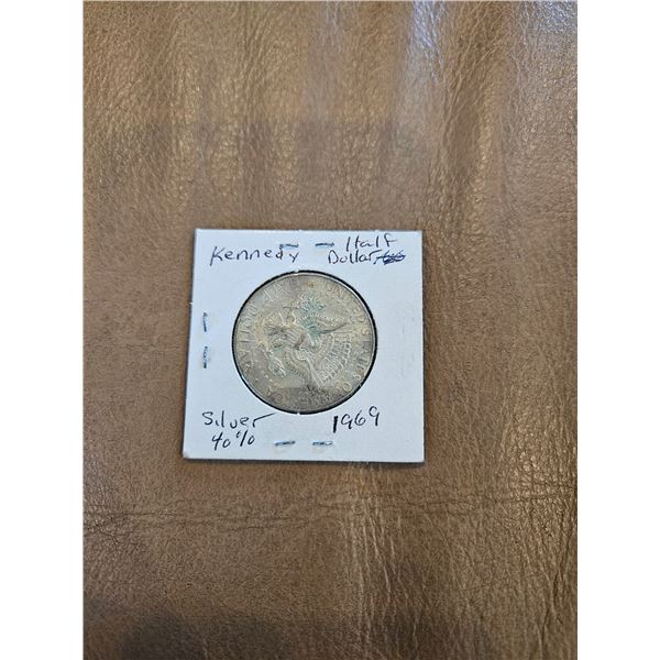 1969 Silver Kennedy half dollar