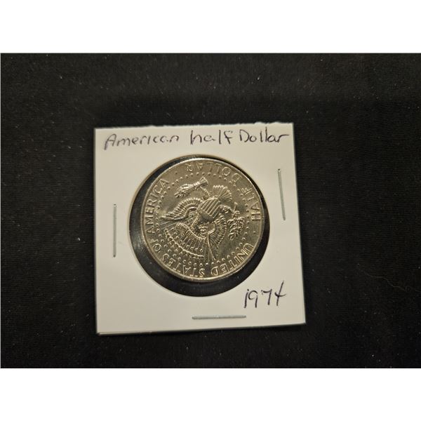 1974 American half dollar