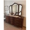 Image 1 : dresser, and mirror with Queen Headboard mattress not included