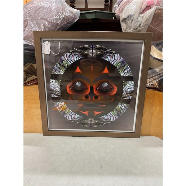 Abalone moon limited edition print. Ihaida Cory  Douglas.