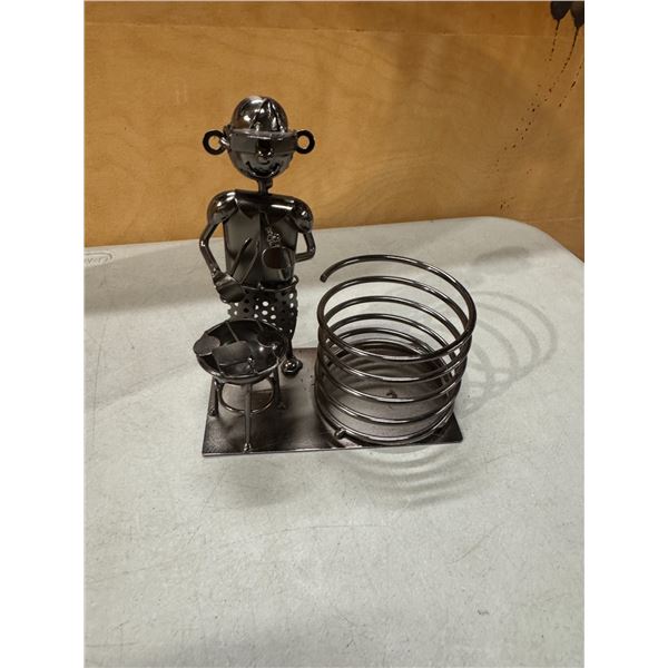 Metal artwork barbecue