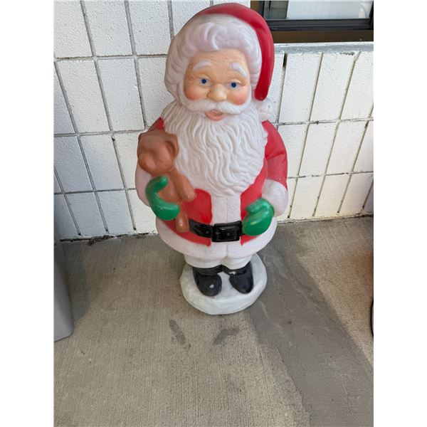Santa snow blow mold
