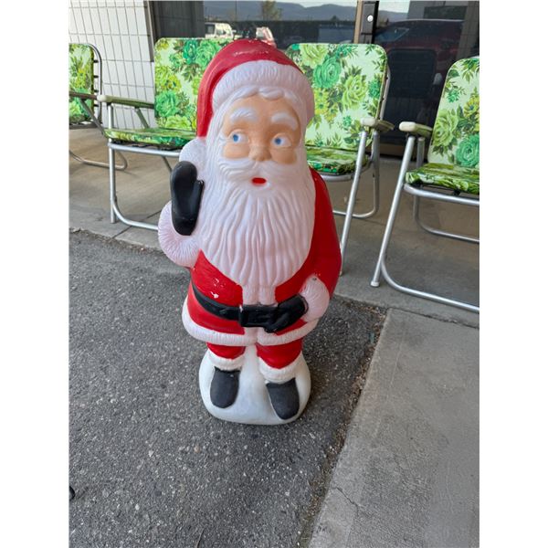 Santa blow mold  vintage