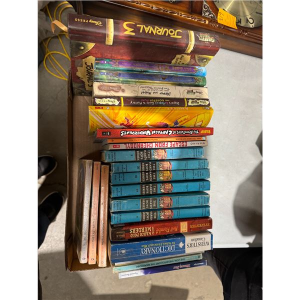Books Hardy, boy, CS Lewis, etc.