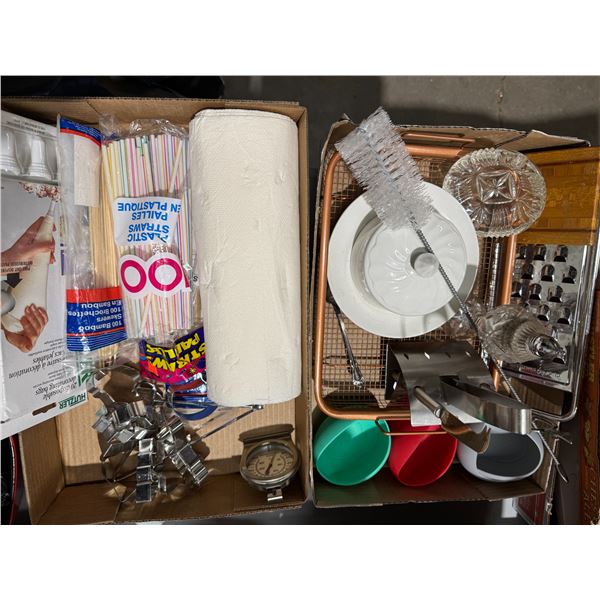 kitchen items, cookie cutters, straws, etc.