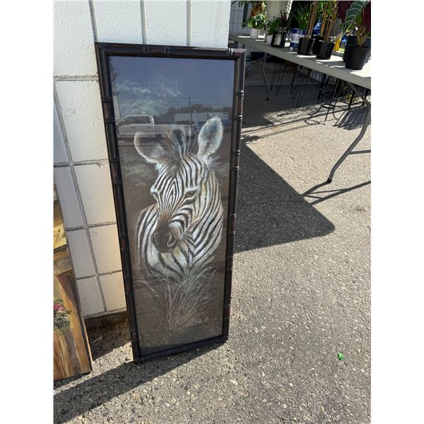 Zebra wall hanging