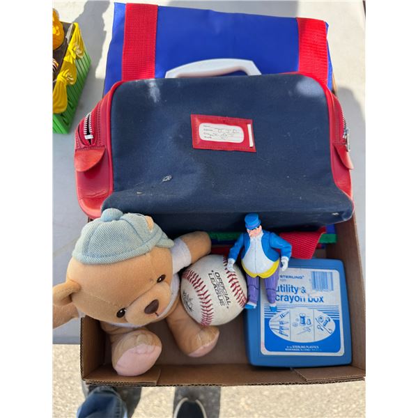Miscellaneous toys and bags